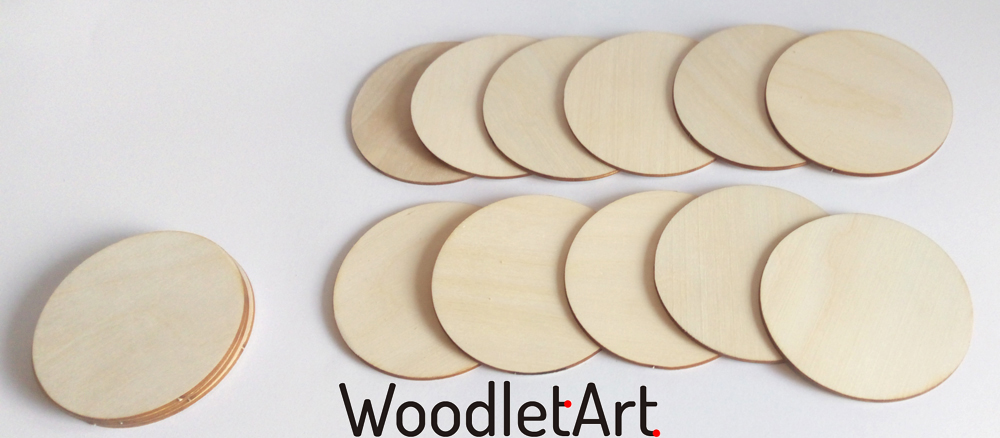 Okrągłe podkładki pod kubek